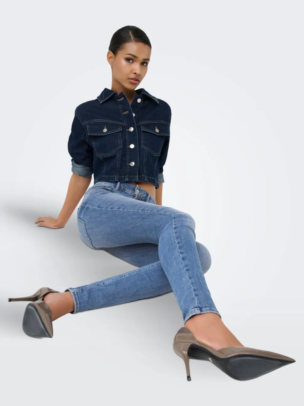 ONLROYAL-POWER Taille haute Skinny Fit Jeans
