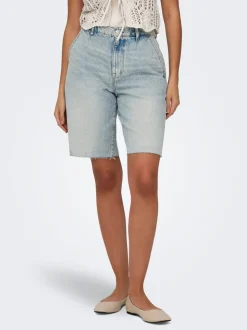 ONLRUTH Taille moyenne Loose Fit Short en denim