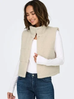ONLSANDRA Gilet en peluche