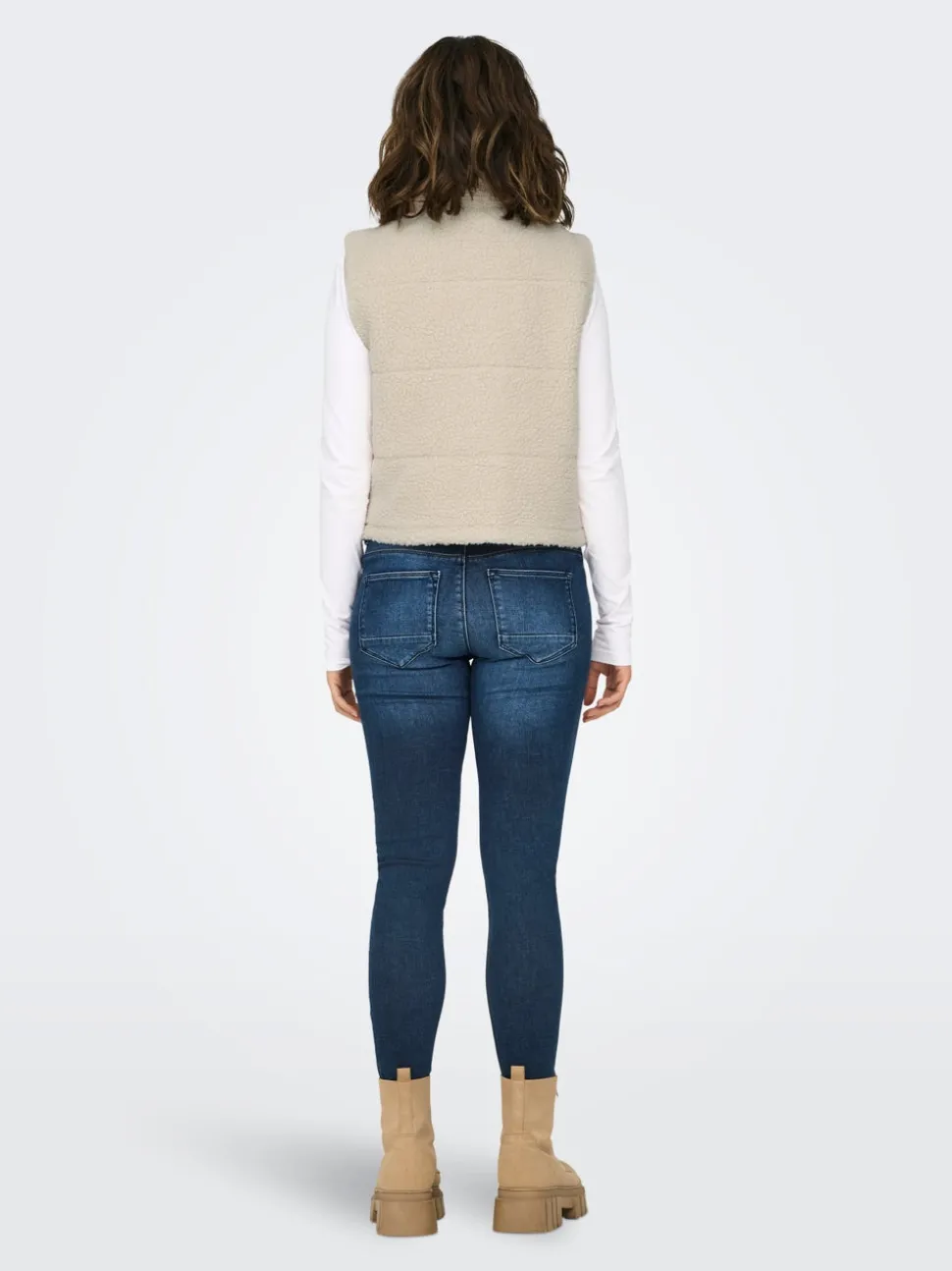 ONLSANDRA Gilet en peluche