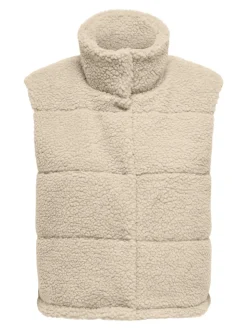 ONLSANDRA Gilet en peluche