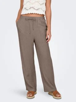 ONLSIESTA Straight Fit Lin Pantalon