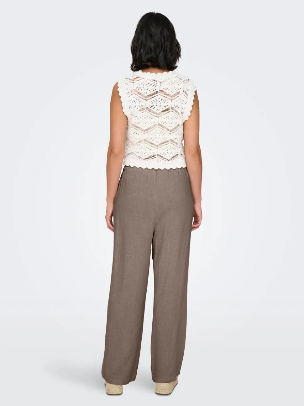 ONLSIESTA Straight Fit Lin Pantalon