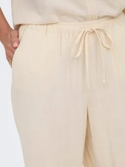 ONLSIESTA Straight Fit Lin Pantalon