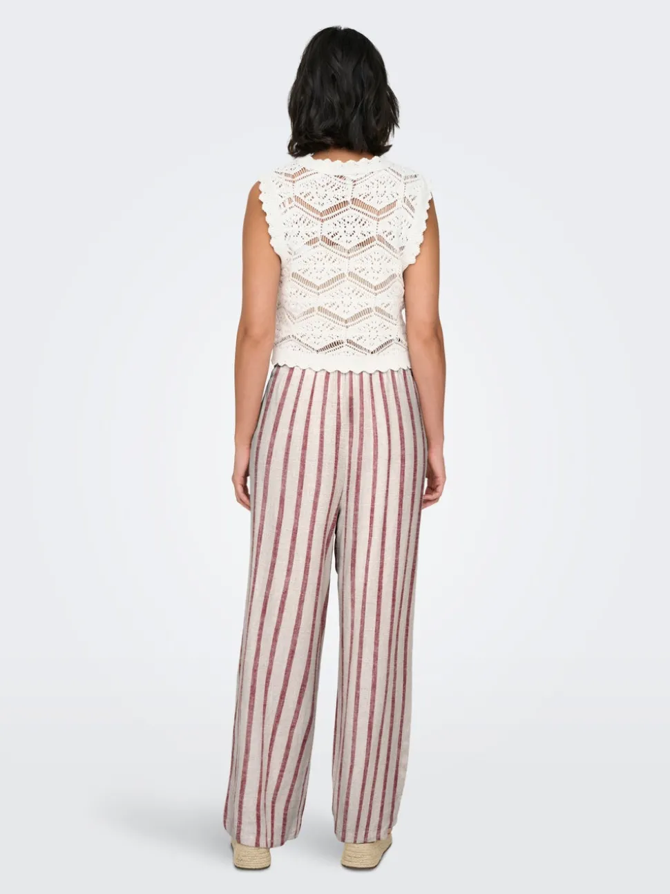 ONLSIESTA Straight Fit Lin Pantalon