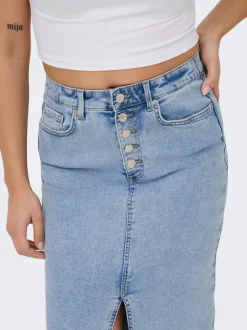 ONLSILJA Jupe en denim Jupe midi