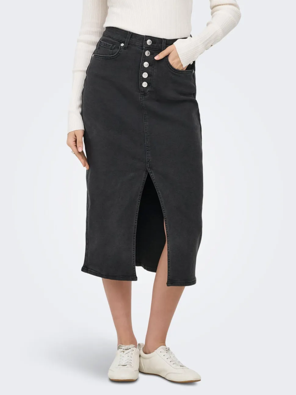 ONLSILJA Jupe en denim Jupe midi