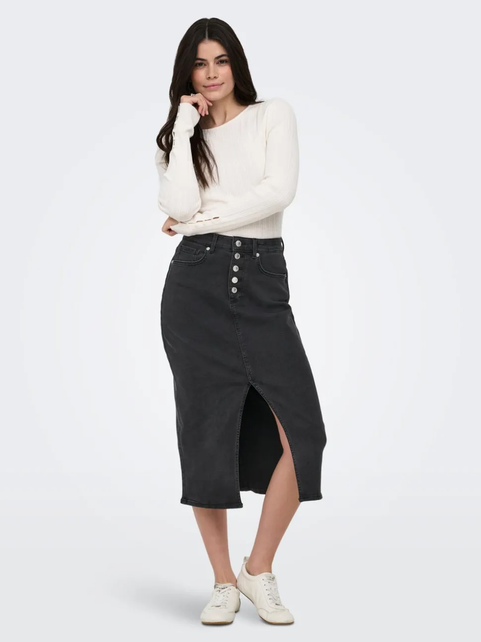 ONLSILJA Jupe en denim Jupe midi
