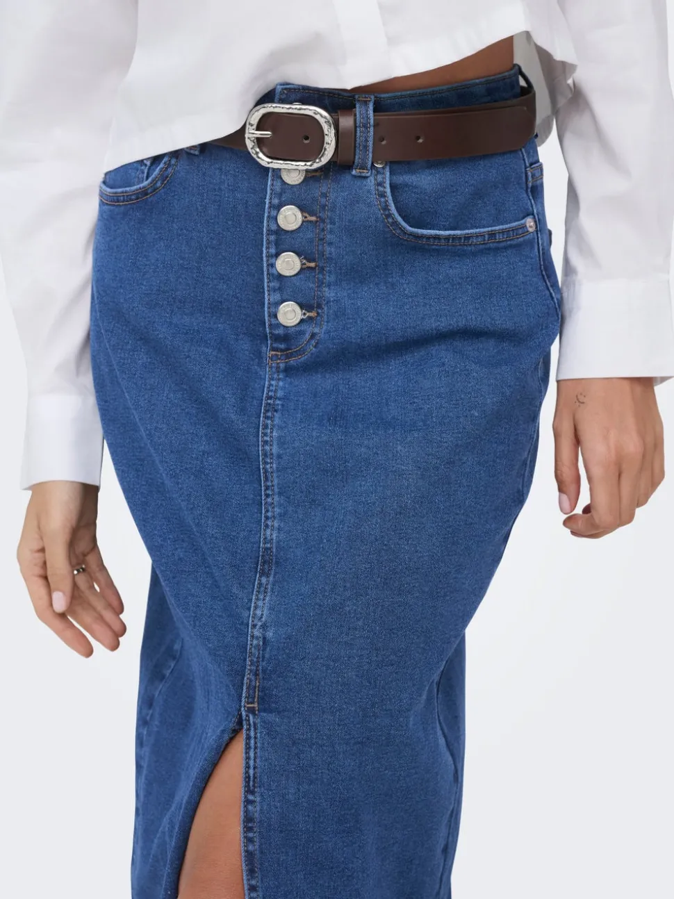 ONLSILJA Jupe en denim Jupe midi