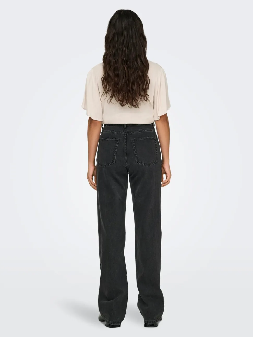 ONLSILJE Taille haute Straight Fit Jeans