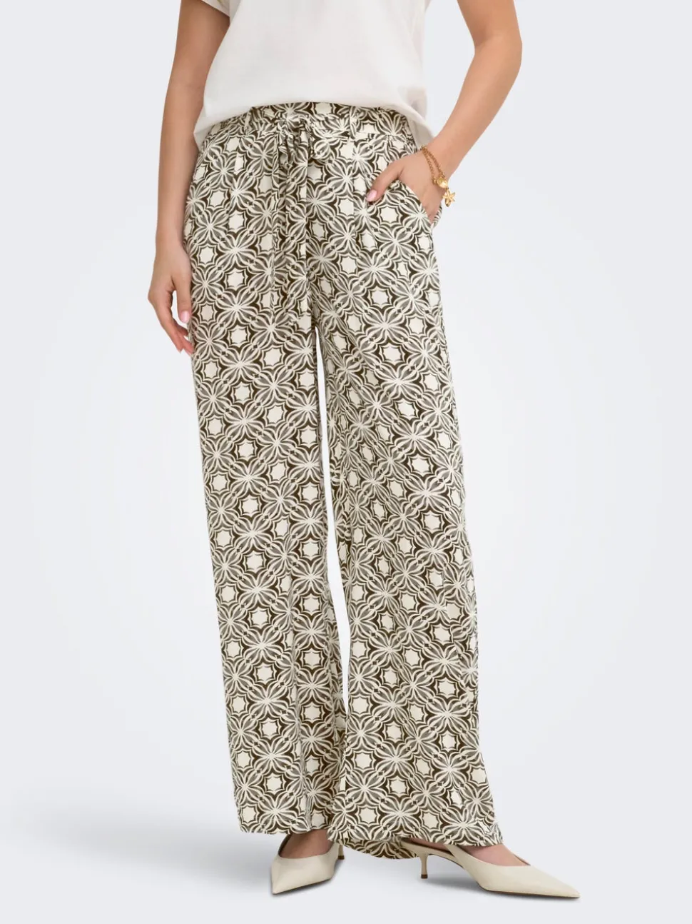 ONLSILVA Regular Fit Pantalon en maille