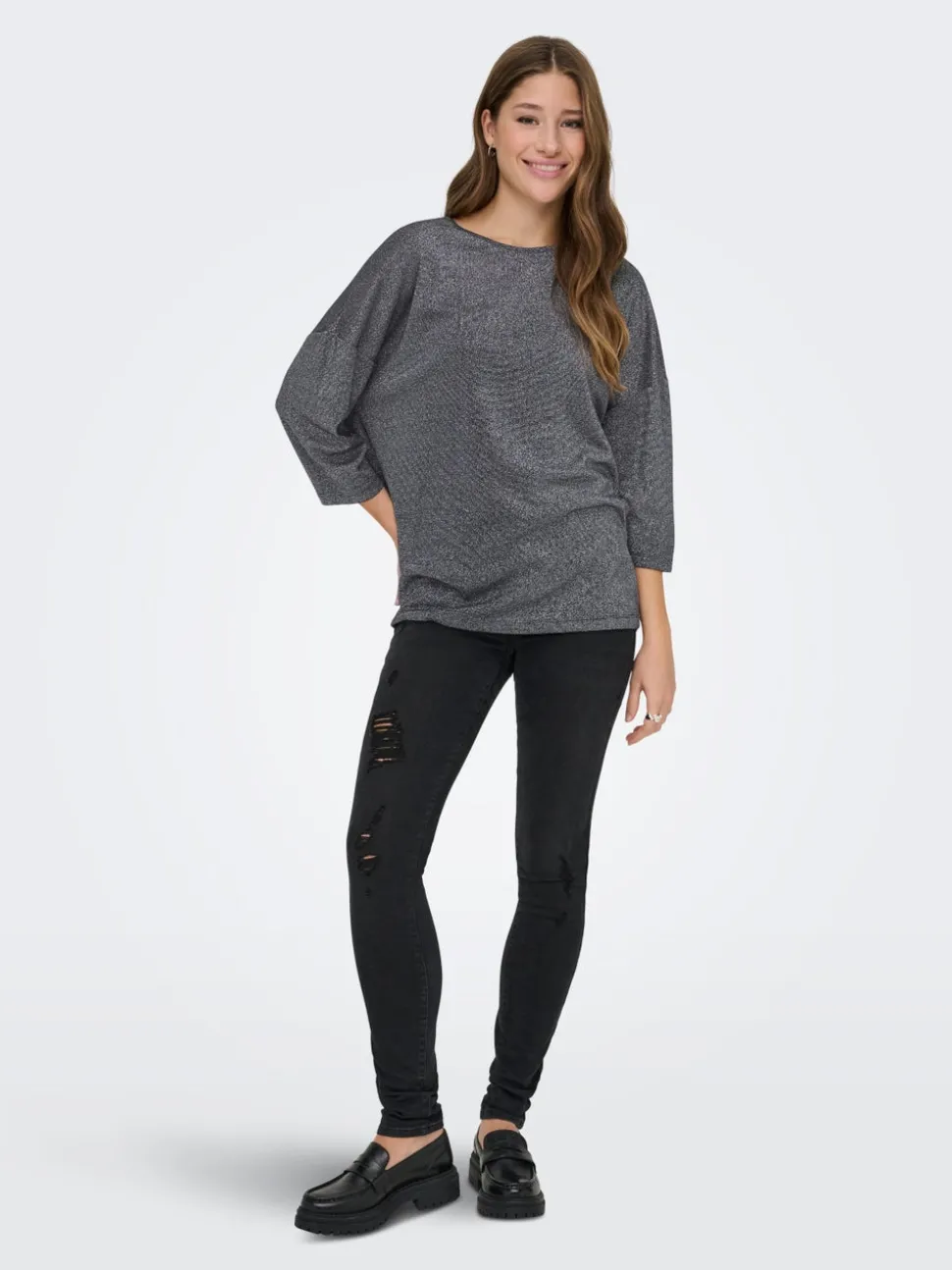 ONLSILVERY Top