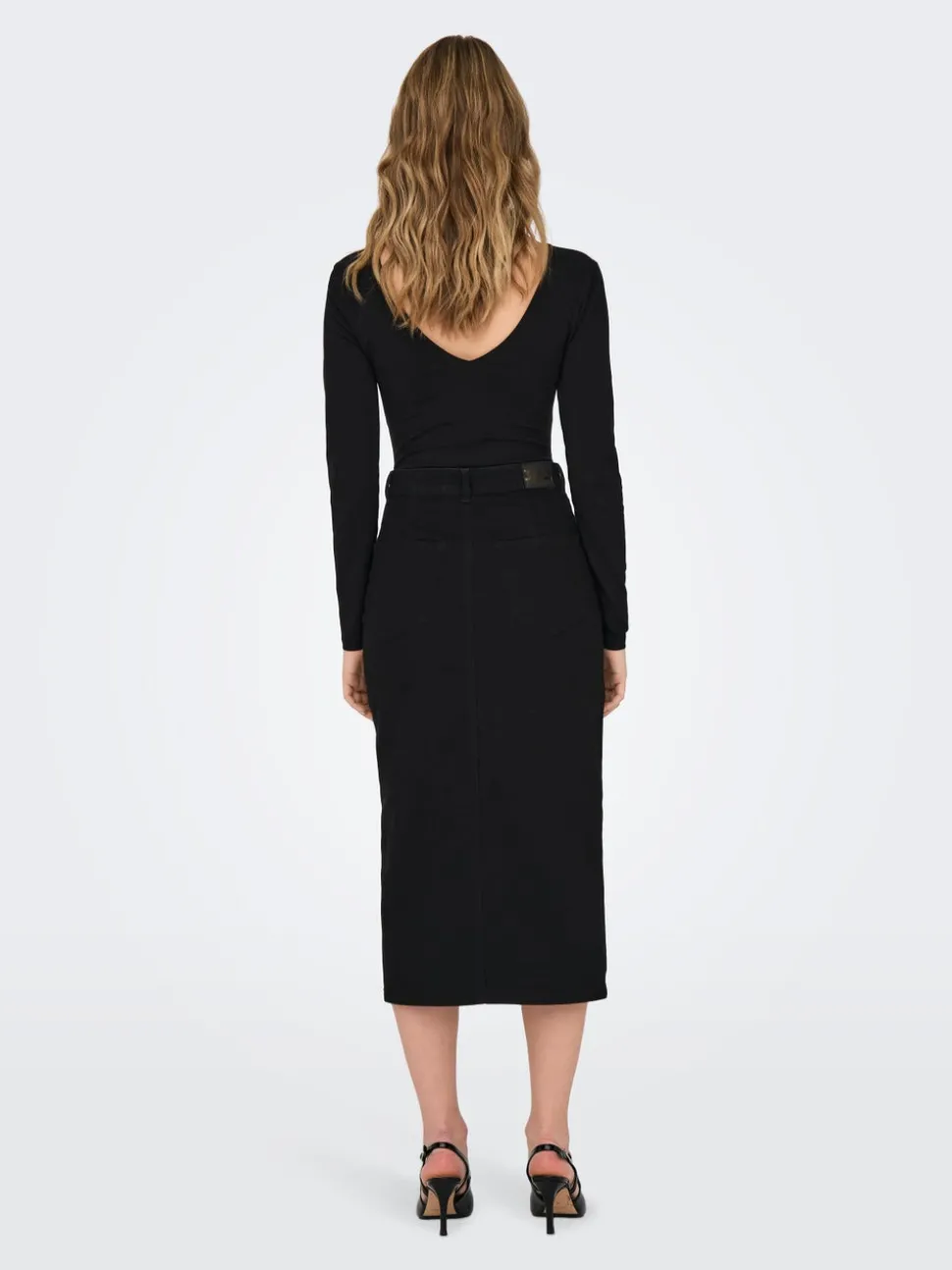 ONLSIRI Jean Jupe en denim Jupe midi