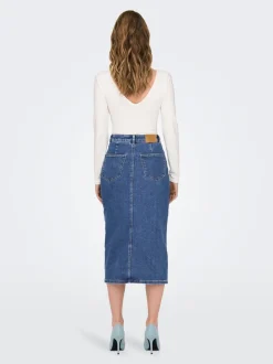 ONLSIRI Jean Jupe en denim Jupe midi