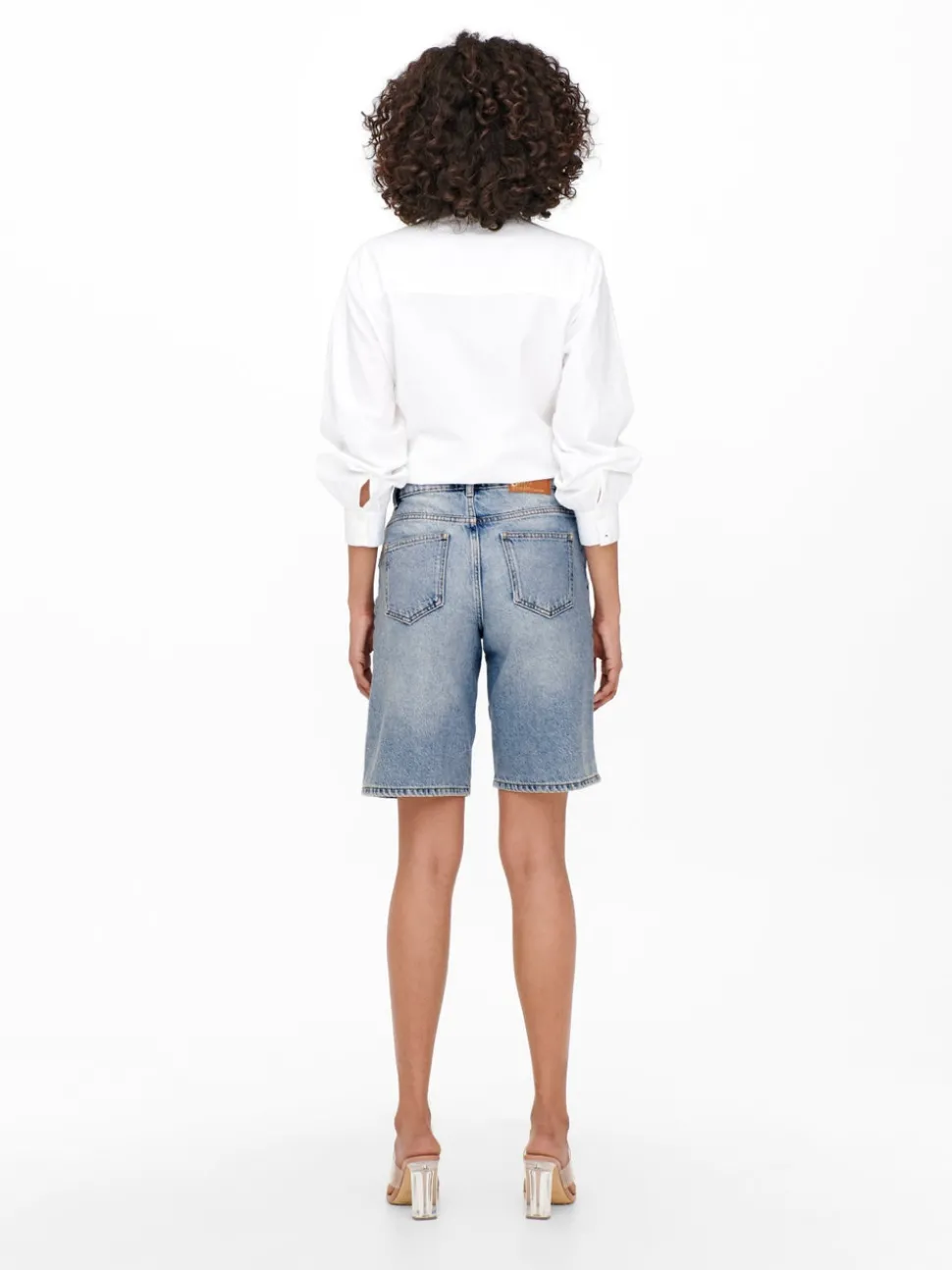 ONLSONNY Taille haute Regular Fit Short en denim