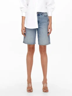 ONLSONNY Taille haute Regular Fit Short en denim