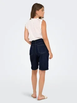 ONLSONNY Taille haute Regular Fit Short en denim
