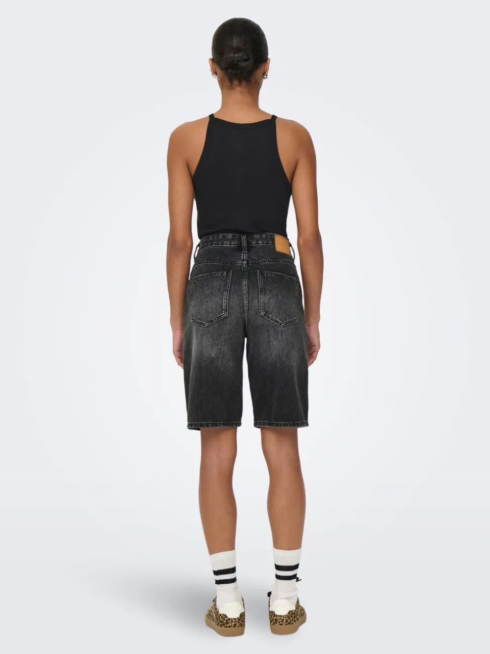 ONLSONNY Taille haute Regular Fit Short en denim