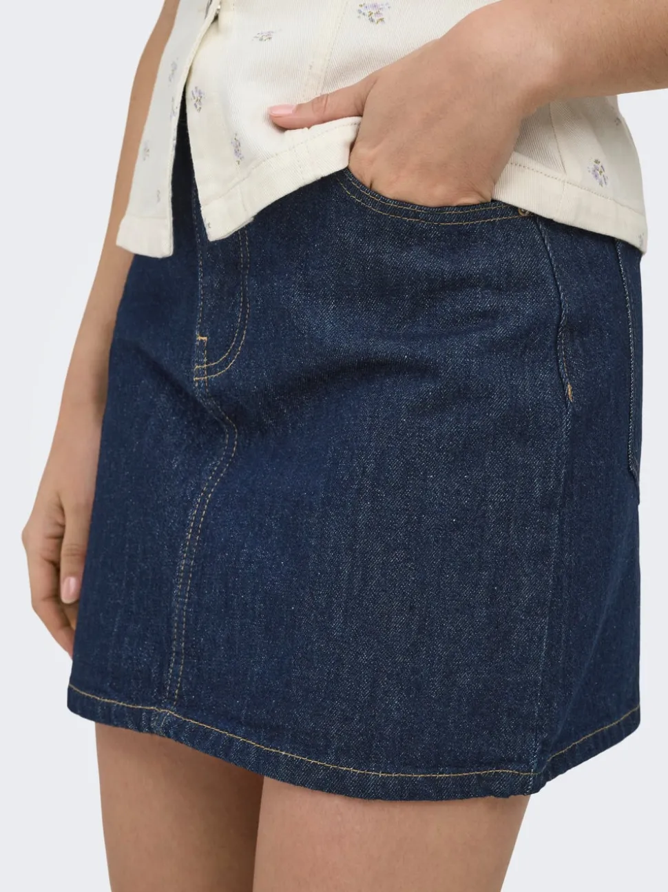 ONLSTELLA Jean Jupe en denim Jupe courte