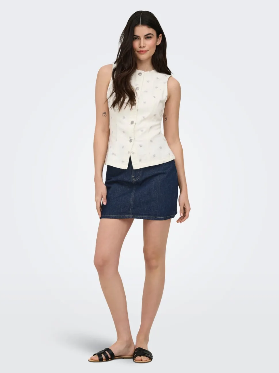 ONLSTELLA Jean Jupe en denim Jupe courte