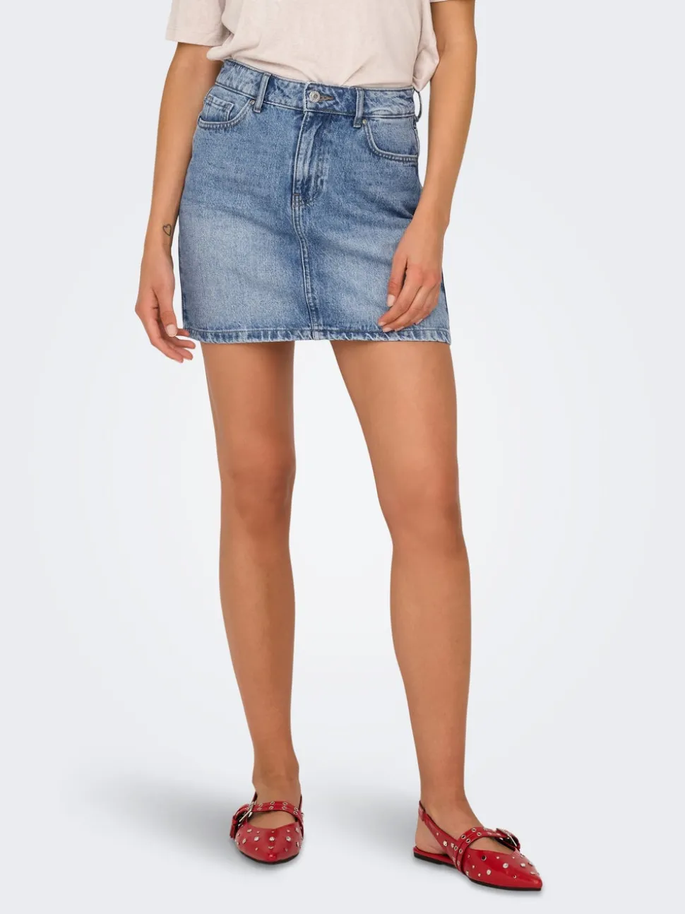 ONLSTELLA Jean Jupe en denim Jupe courte
