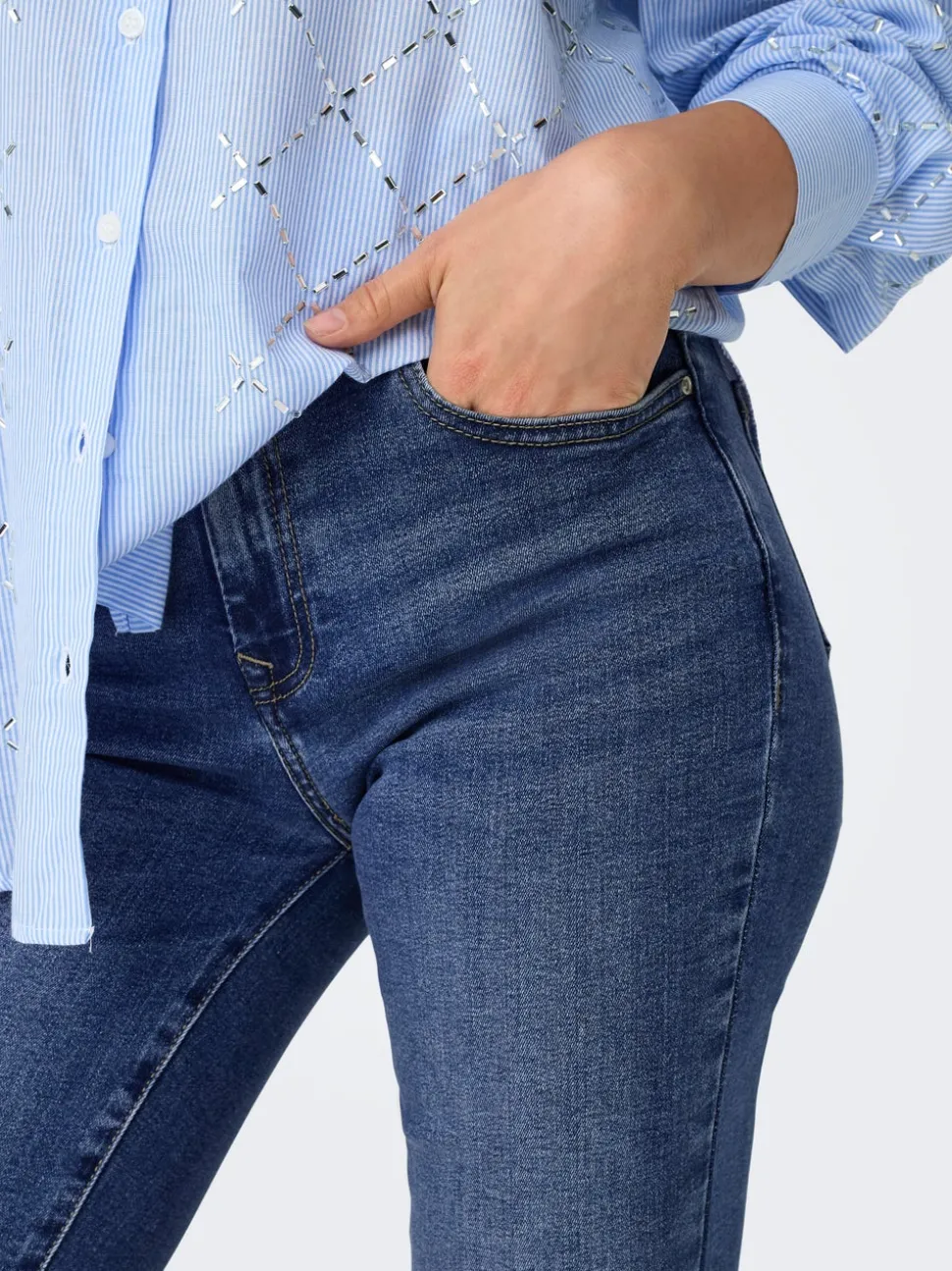 ONLSUI Taille moyenne Slim Fit Jeans