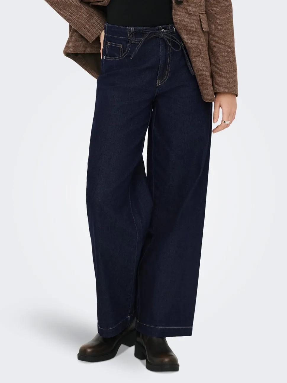 ONLTANNER Taille haute Wide Leg Fit Jeans