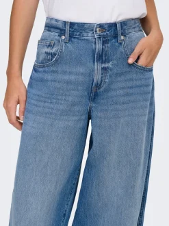 ONLTAYLOR Taille haute Coupe barrel Jeans