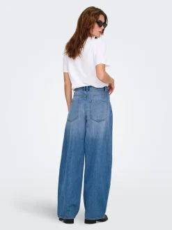ONLTAYLOR Taille haute Coupe barrel Jeans