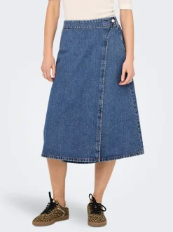 ONLTHEA Jean Jupe en denim Jupe midi