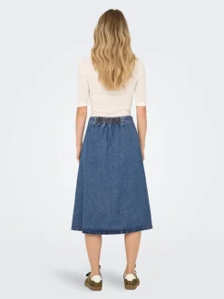 ONLTHEA Jean Jupe en denim Jupe midi