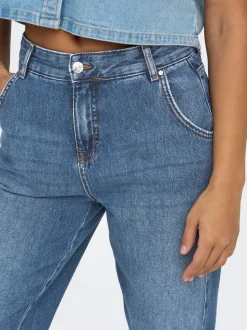 ONLTROY Taille haute Carrot Fit Longueur cheville Jeans