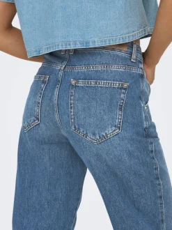 ONLTROY Taille haute Carrot Fit Longueur cheville Jeans