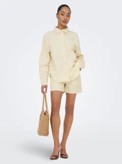 ONLVEGA Taille haute Mom Fit Short