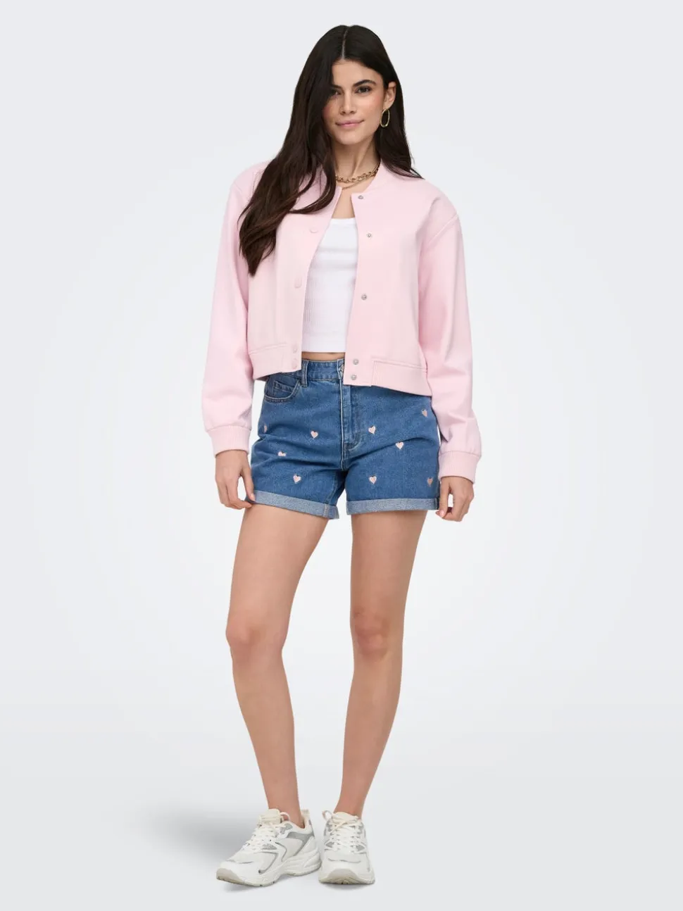 ONLVEGA Taille haute Mom Fit Short