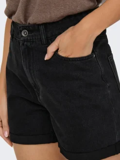 ONLVEGA Taille haute Regular Fit Short en denim