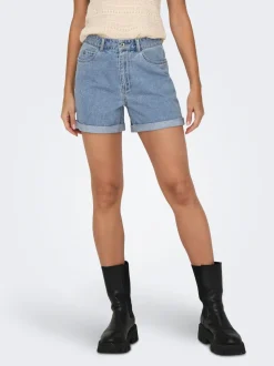 ONLVEGA Taille haute Regular Fit Short en denim