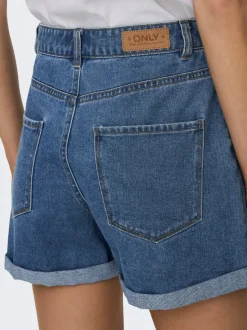 ONLVEGA Taille haute Regular Fit Short en denim