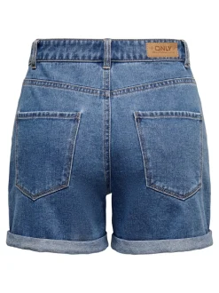 ONLVEGA Taille haute Regular Fit Short en denim