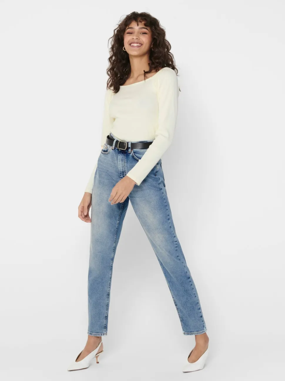 ONLVENEDA Taille haute Mom Fit Jeans