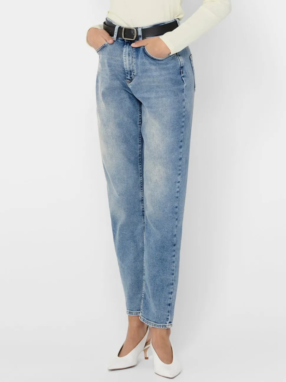 ONLVENEDA Taille haute Mom Fit Jeans