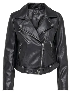 ONLVERA Veste en cuir synthétique