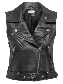 ONLVERA Veste en cuir synthétique