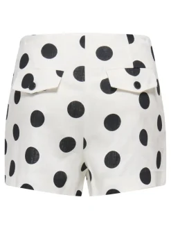 ONLVIESTA Taille haute Regular Fit Lin Short casual