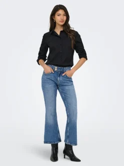 ONLVIOLET Taille haute Flared Fit Longueur cheville Jeans