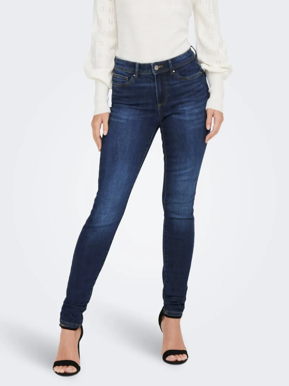 ONLWAUW Taille moyenne Skinny Fit Jeans