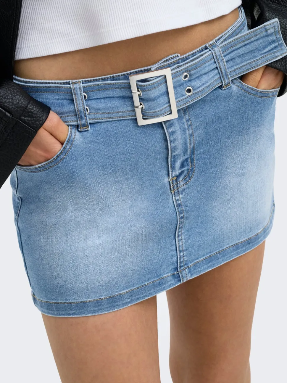ONLWAUW Jupe en denim Jupe mini
