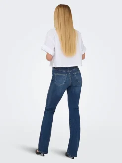 ONLWAUW Taille haute Flared Fit Jeans