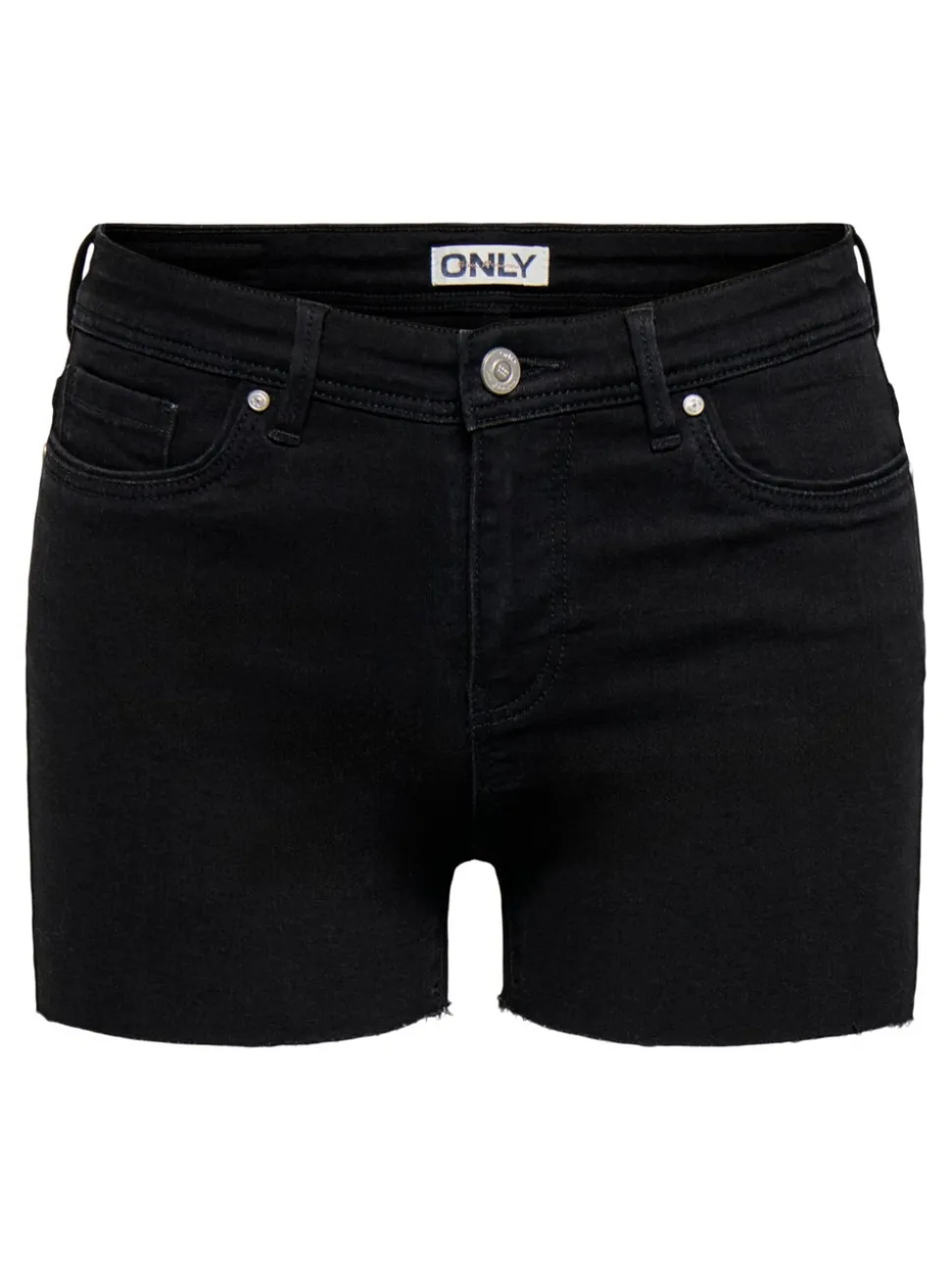 ONLWAUW Taille moyenne Regular Fit Short en denim