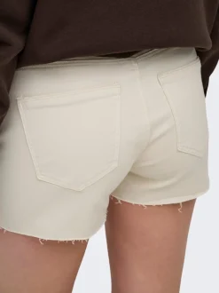 ONLWAUW Taille moyenne Regular Fit Short en denim